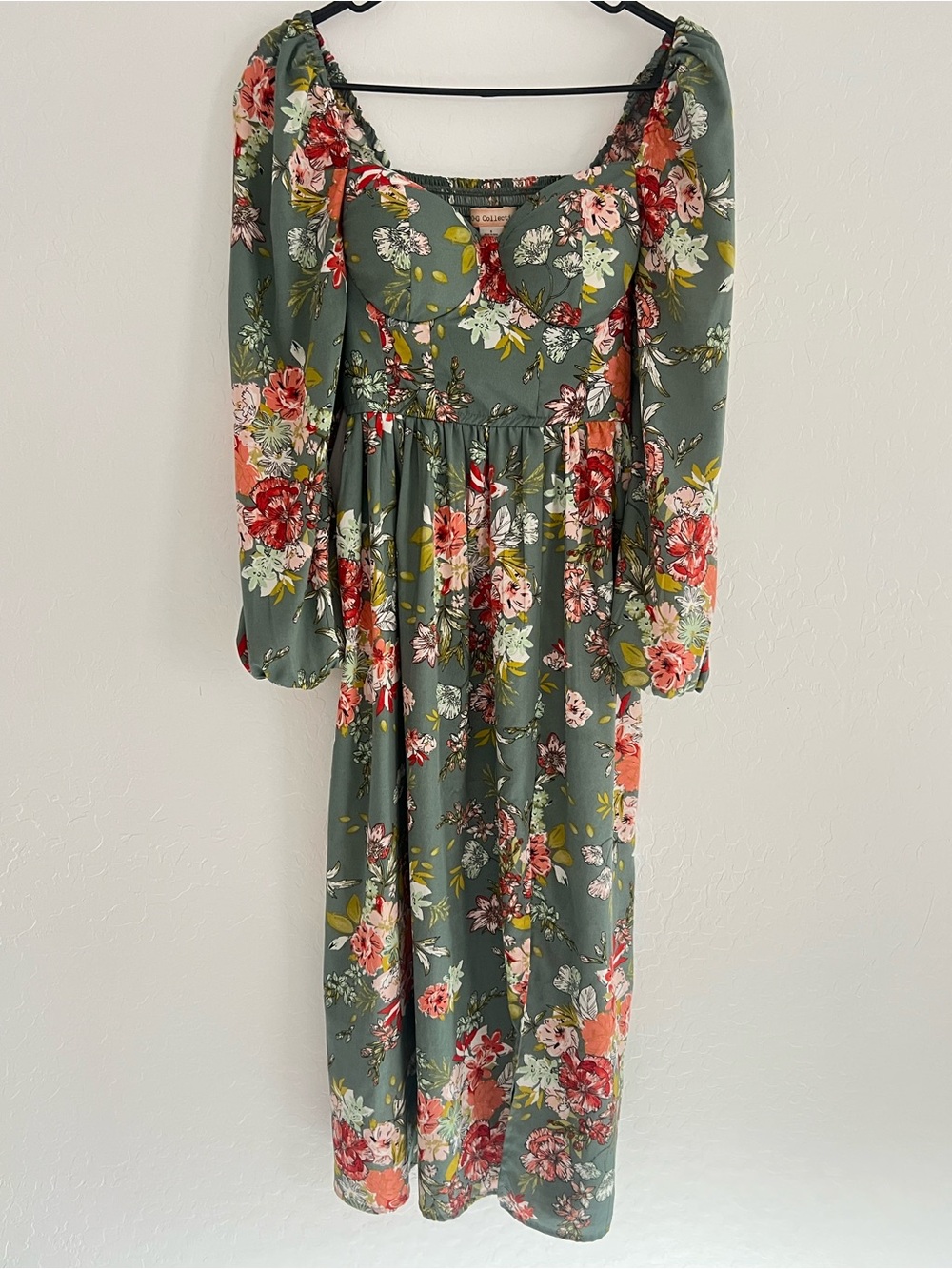 BOG Collective Nordstrom’s Floral Bustier Maxi Dress